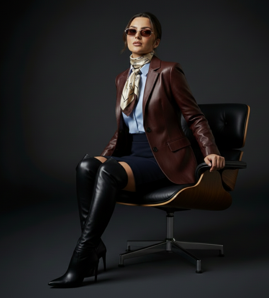 AURÉLIA - Marron Élégance