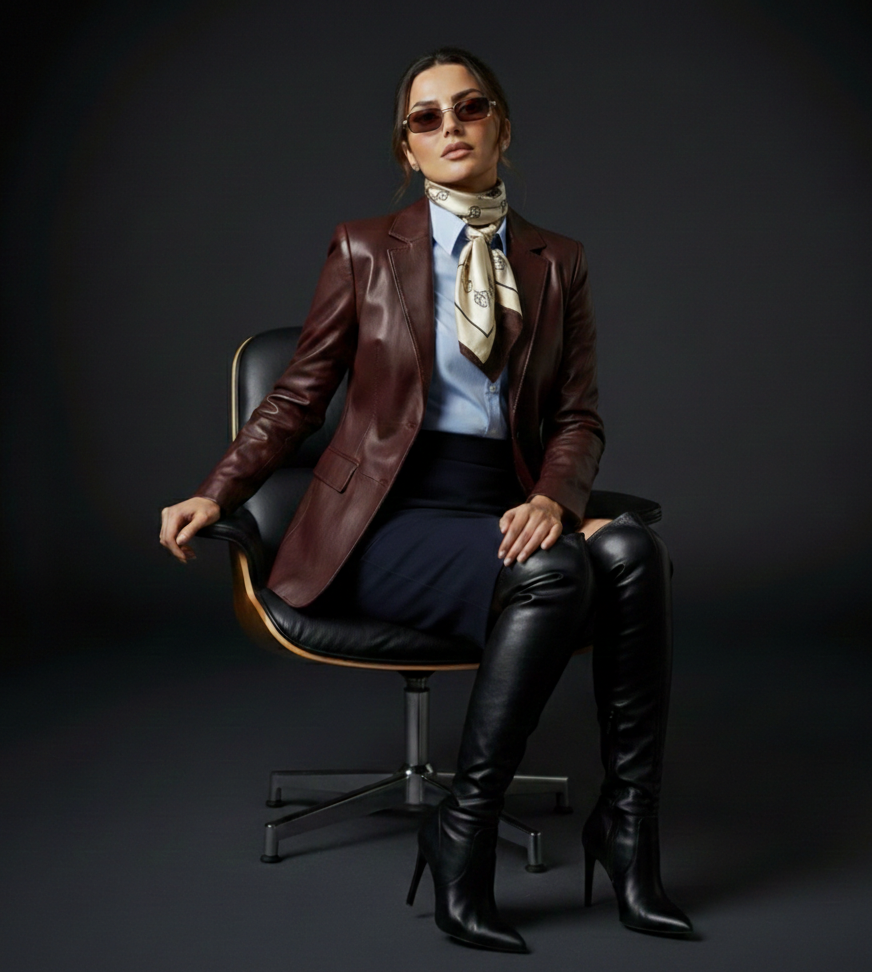 AURÉLIA - Marron Élégance